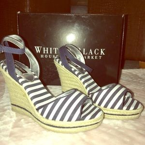 Nautical Open Toed Wedges